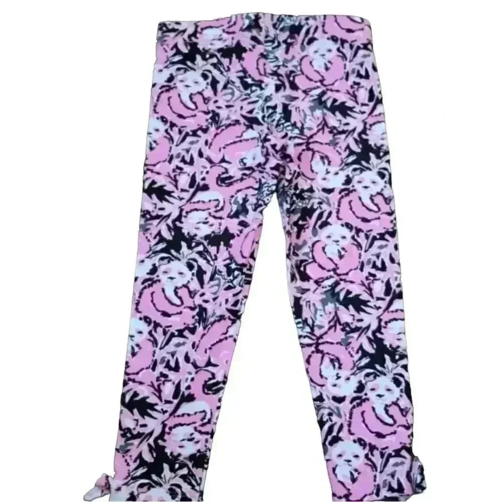NWT Lilly Pulitzer Hangin with my Boo Luxletic Leggings Size Large Girls - Picture 10 of 13